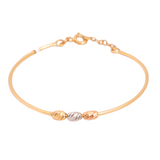 أسورة عيار 18 بتصميم دوائر صغيرة