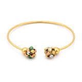 18K Gold Kids Bracelet Open Cuff Design