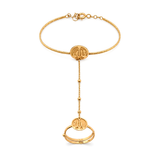 18K Gold Kids Bracelet Allah Inscription Design