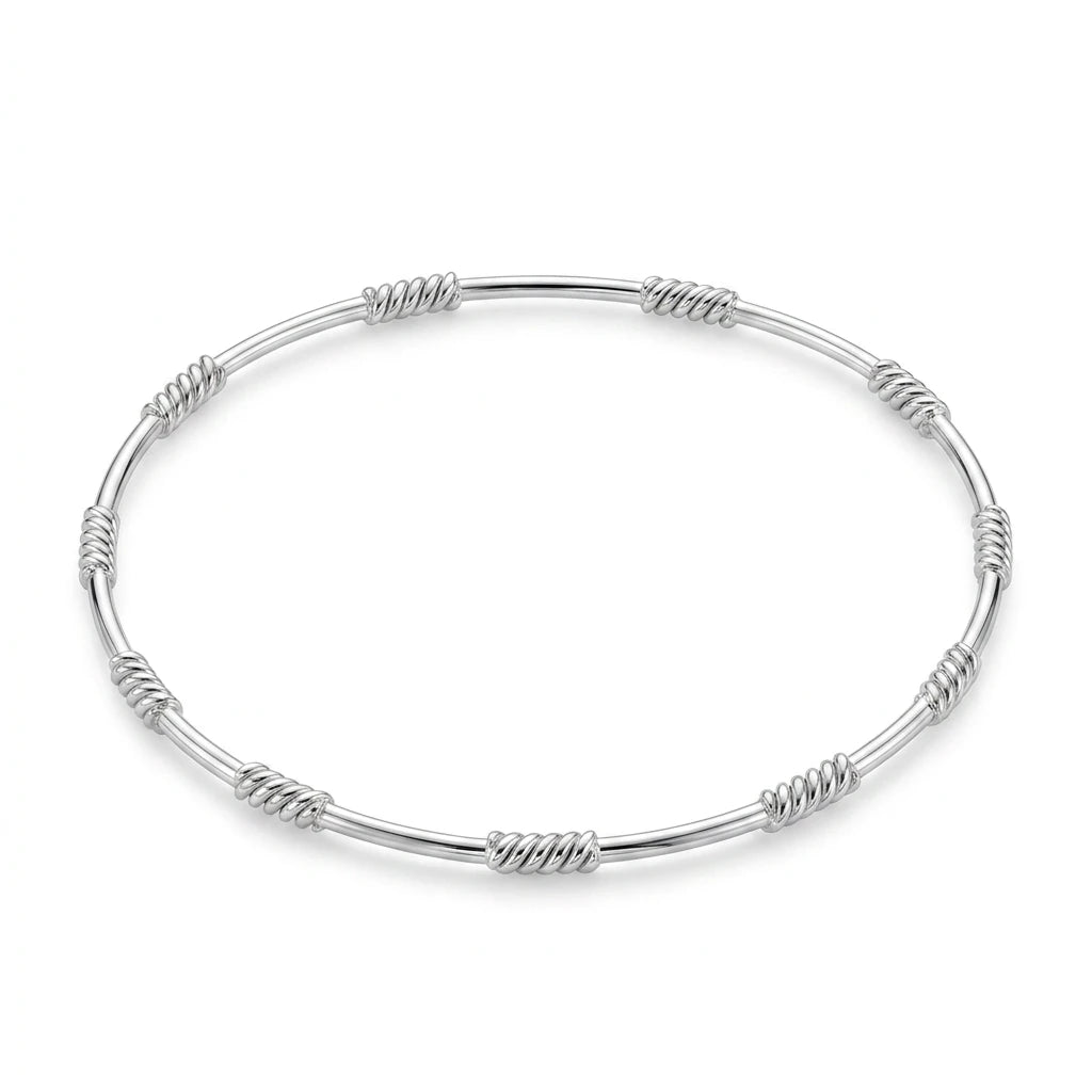 18K Gold Bracelet with Calm Classic Design
