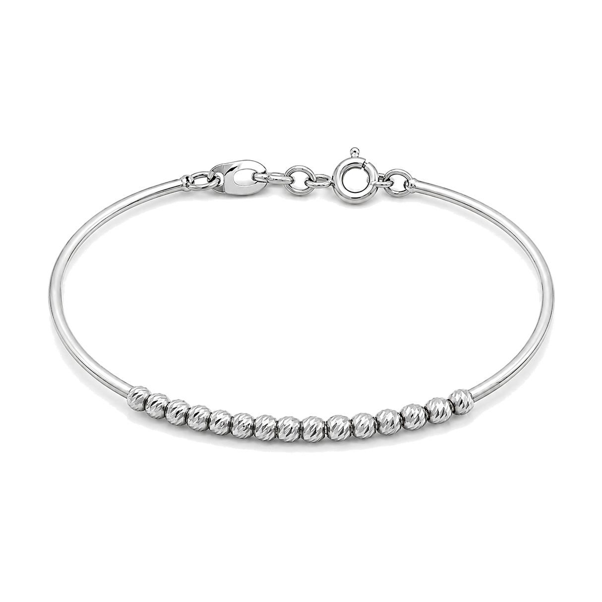 18K Gold Bracelet Twisted Frame Design