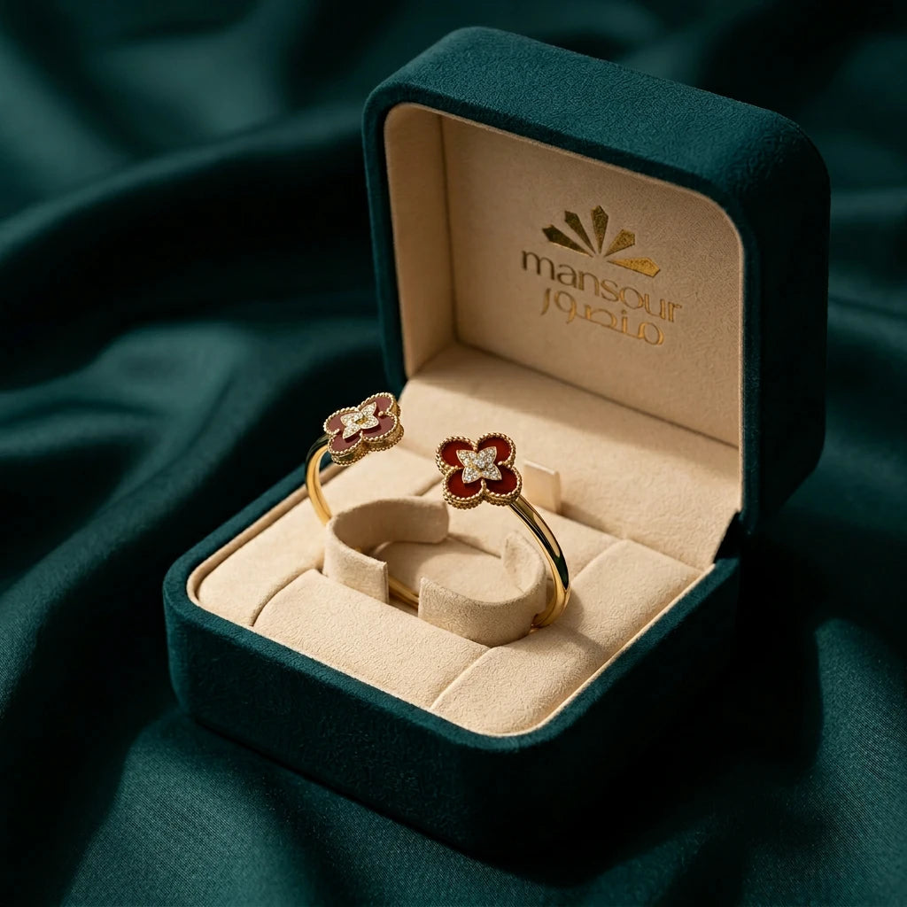 18K Gold Bracelet with Spring of Life Design