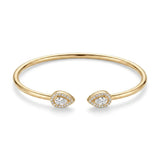 18K Gold Bracelet with Embellished Design