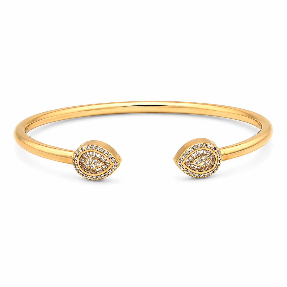 18K Gold Bracelet Embellished Design