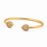18K Gold Bracelet Embellished Design