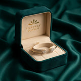 18K Gold Bracelet with Embellished Design
