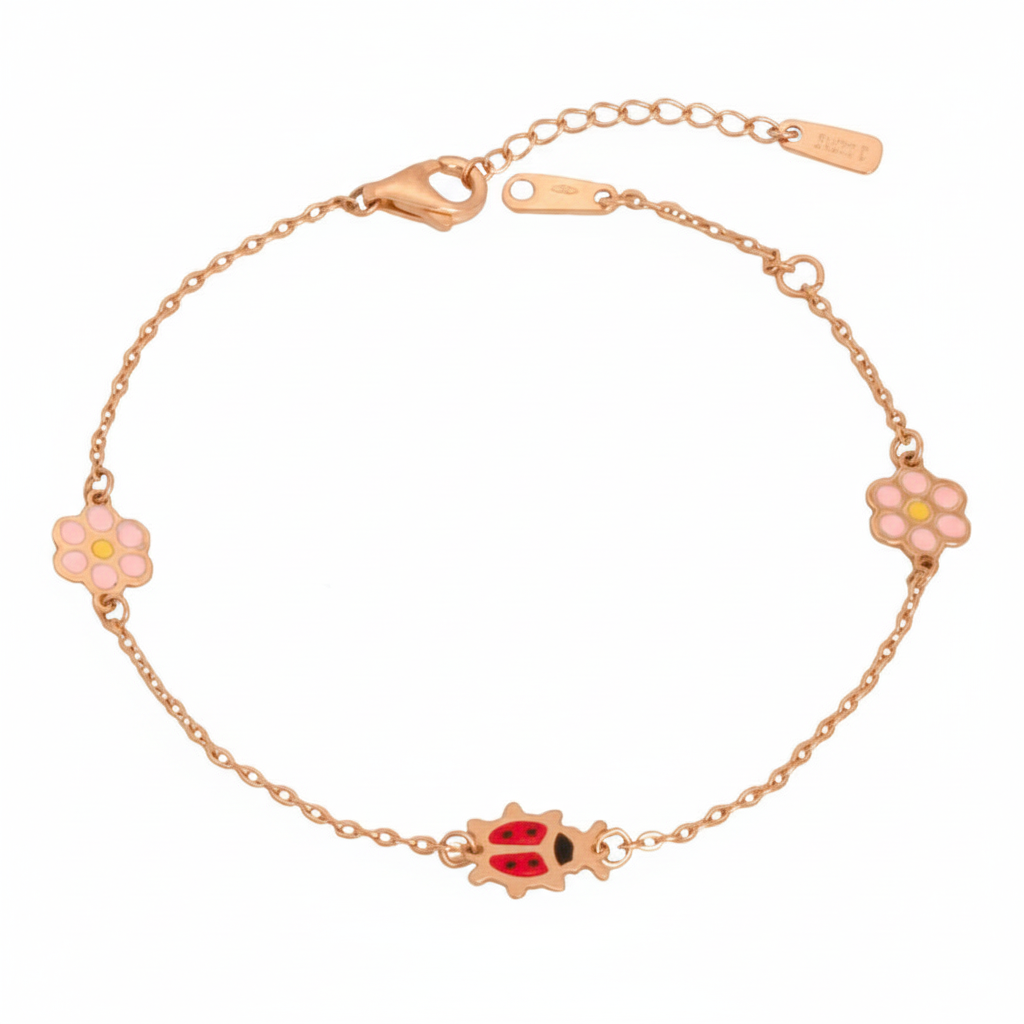 أنسيال ذهب عيار 18 بتعليقات متعددة