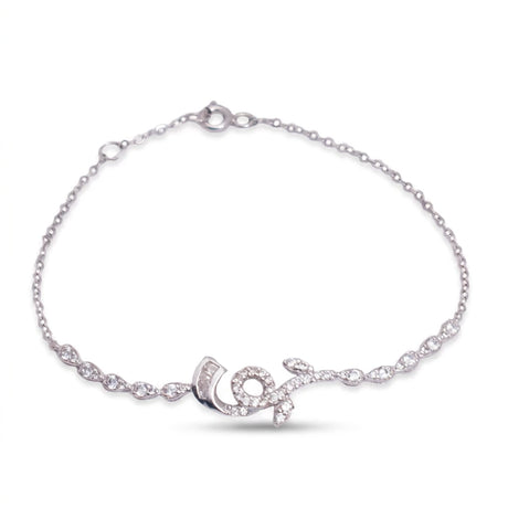 18K Chain Bracelet with Designed charm