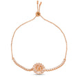 18K Chain Bracelet with Shimmer Design