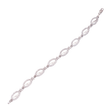 18K Gold Bracelet with Sparkling Shiny Stones