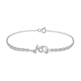 18K Chain Bracelet with Whisper Design