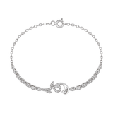 18K Chain Bracelet with Whisper Design