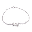 18K Gold Fluid Chain Branch Design