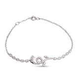 18K Gold Fluid Chain Branch Design