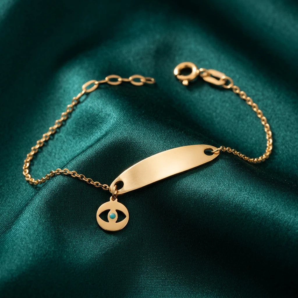 18K Gold Guardian Eye Bracelet