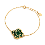 انسيال ذهب عيار 18 بتصميم فاسيليا