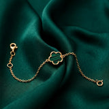 18K Gold Bracelet Calm Flower