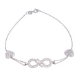 18K Gold Bracelet with Heart Design