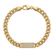 18K Gold Bracelet with Gold Connectors