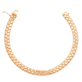 18K Bracelet with Interwoven Braided Design