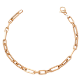 18K Bracelet with Rectangular Design