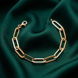 اسوارة ذهب عيار 18 سلسلة عريضة