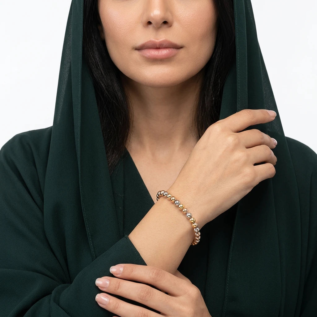 اسوارة ذهب عيار 18 حبات الرمان