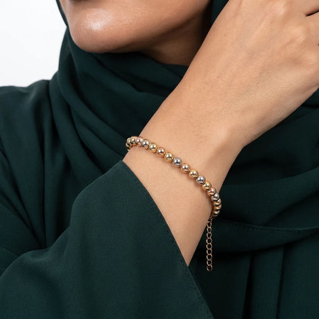 اسوارة ذهب عيار 18 حبات الرمان