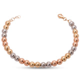 18K Gold Bracelet Pomegranate Beads