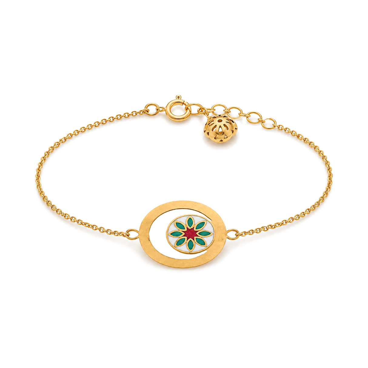 18K Chain Bracelet with Unique Classic Design