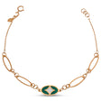 18K Gold Bracelet Open Star Earrings