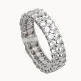 18K Gold Kenzi Ring with Shining Gemstones