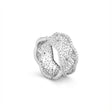 18K Gold Ring with Wavy Design