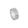 18K Gold Nita Ring with Shining Gemstones