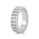 18K Gold Ring Rosie with Sparkling White Stones