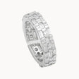 18K Gold Argin Ring with Shining Gemstones