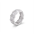 18K Gold Ring with Ornate Geometric Design