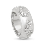 18K Gold Ring Maguin with Sparkling Stones