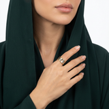 دبلة  ذهب عيار 18 تشير