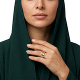 خاتم ذهب عيار 18 تشير