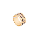 18K Gold Pauline Ring with Shining Gemstones