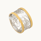 18K Gold Mariposa Ring with Openwork Butterfly Design