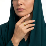 دبلة ذهب عيار 18 قصر الجمال