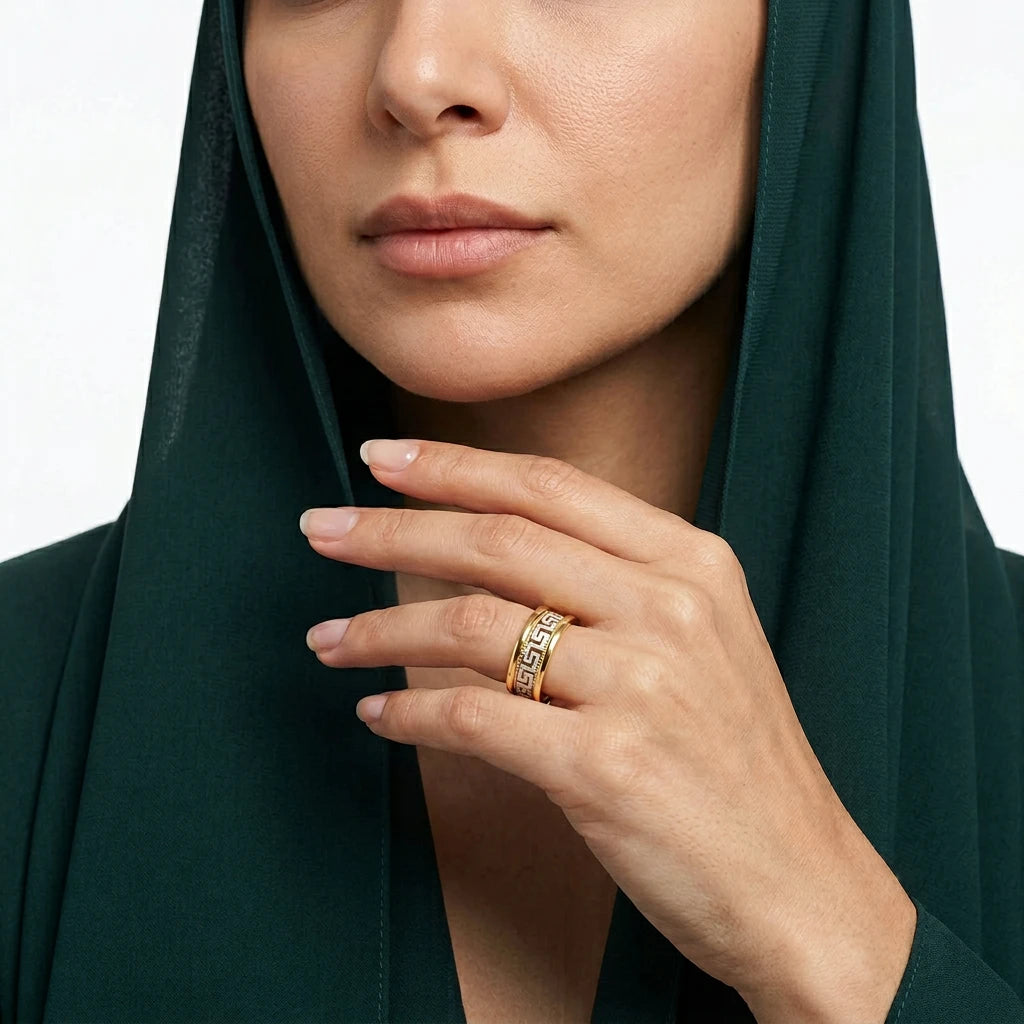 خاتم ذهب عيار 18 تصميم فيرزاتشي المعاصر