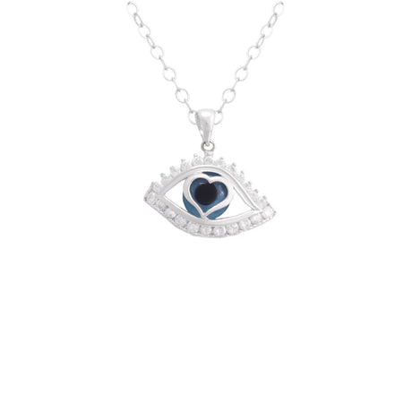 18K Gold Pendant with Eye Design