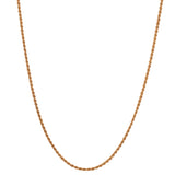 18K Gold Braided Necklace