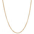 18K Gold Necklace with Simple Design