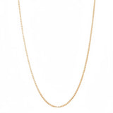 18K Gold Long Braided Necklace