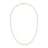 18K Gold Necklace with Small Circles Design