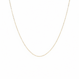 عقد عيار 18 طويل مجدول